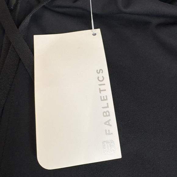 Fabletics Yukon Tunic Hoodie Black 3X Plus Size Sleeveless Zip Vest NWT - Picture 7 of 9